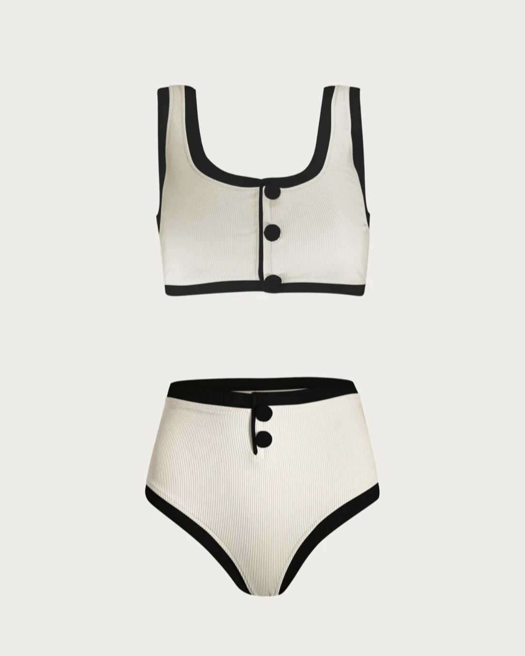 Charm White Bikini