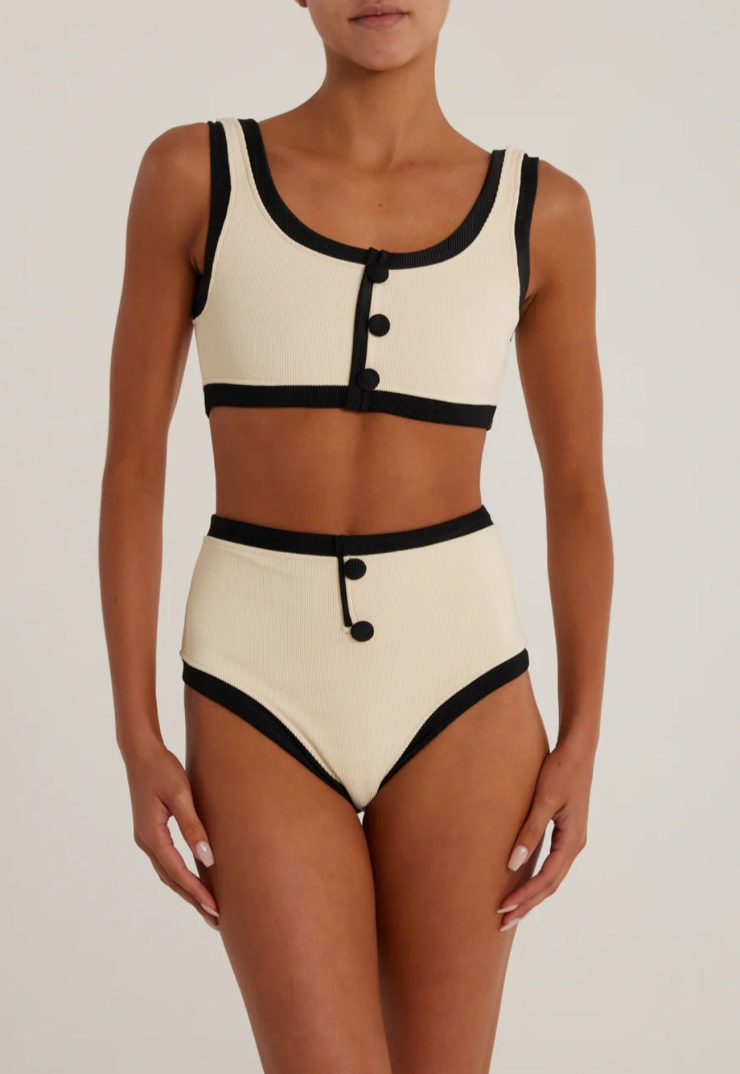 Charm White Bikini