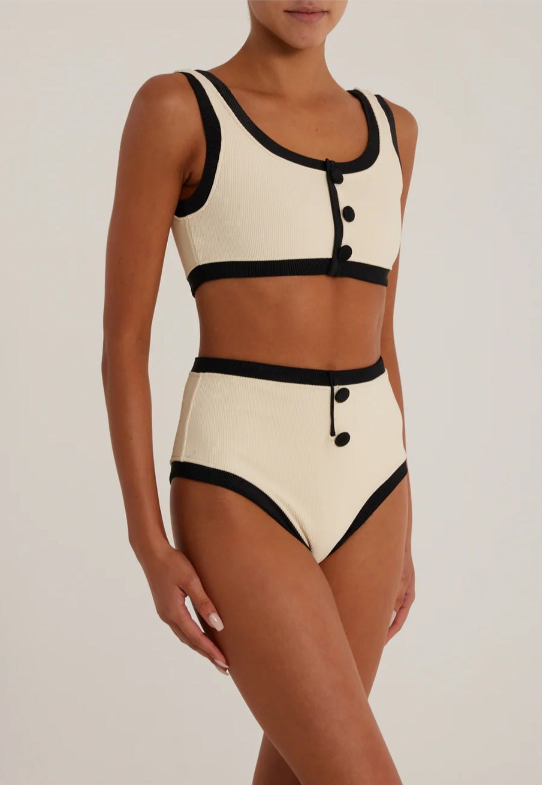 Charm White Bikini